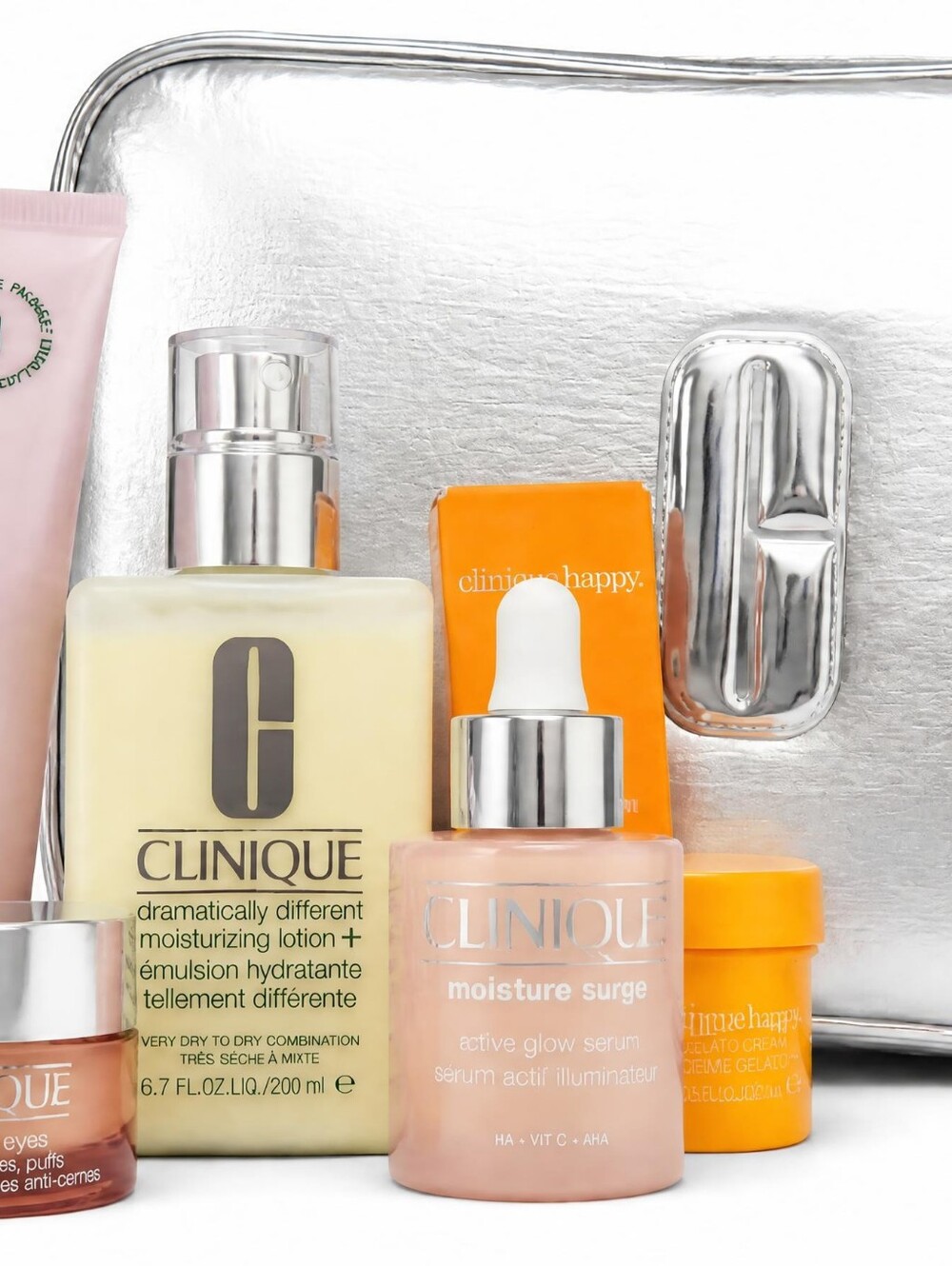 Clinique Skincare & Beauty Bundle – New + FREE Cosmetic Bag! 🎁✨Treat yourself